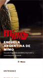 Mobile Screenshot of escuelaargentinademimo.com