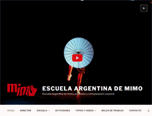 Tablet Screenshot of escuelaargentinademimo.com